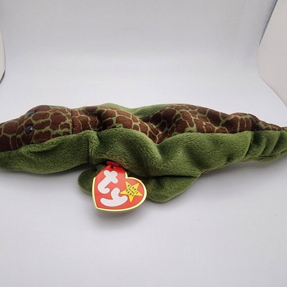 TY Beanie Baby "Ally" the Alligator with Hanging and Tush Tags - Picture 2 of 12